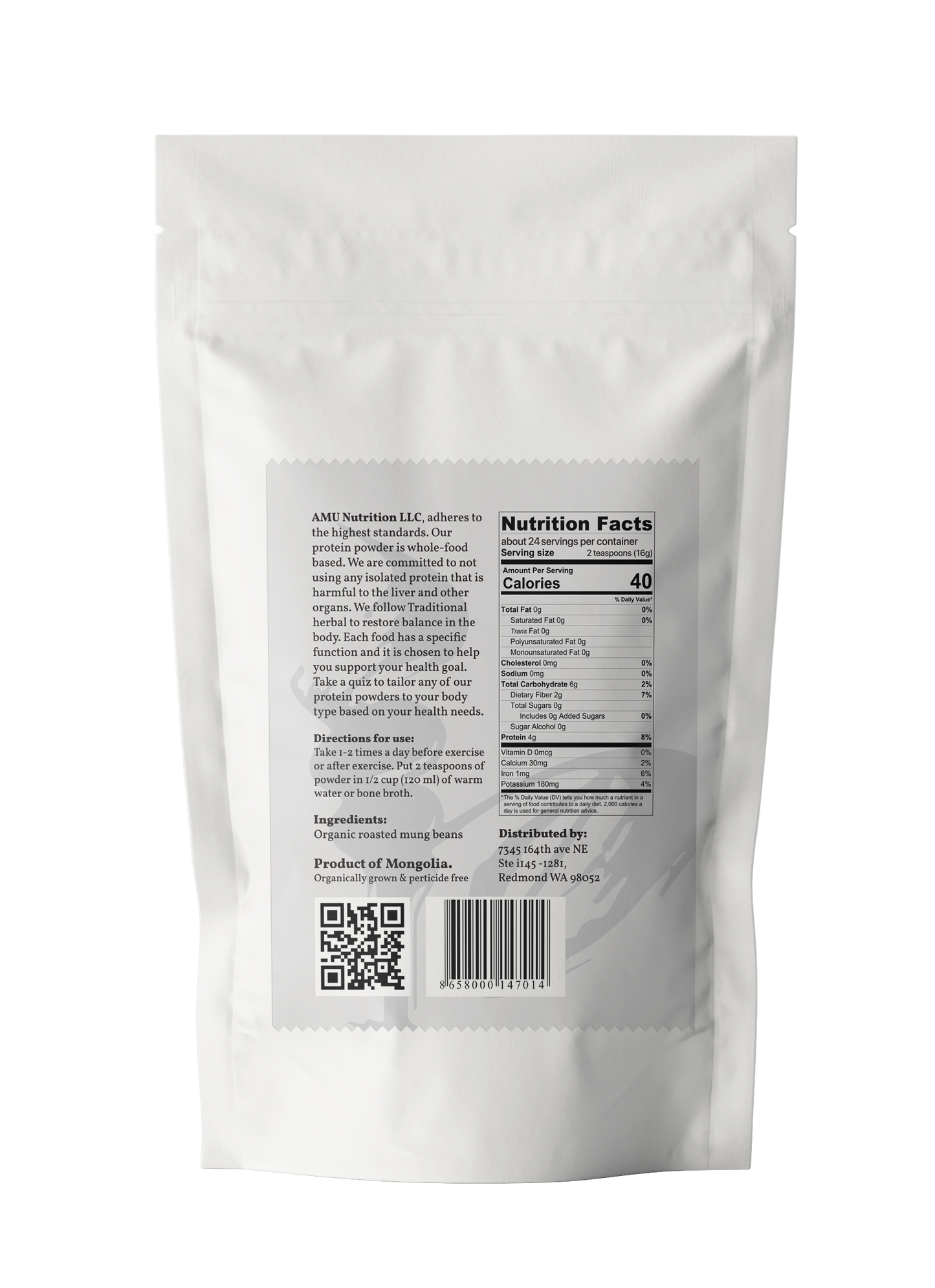 Roasted Mung Bean Powder.