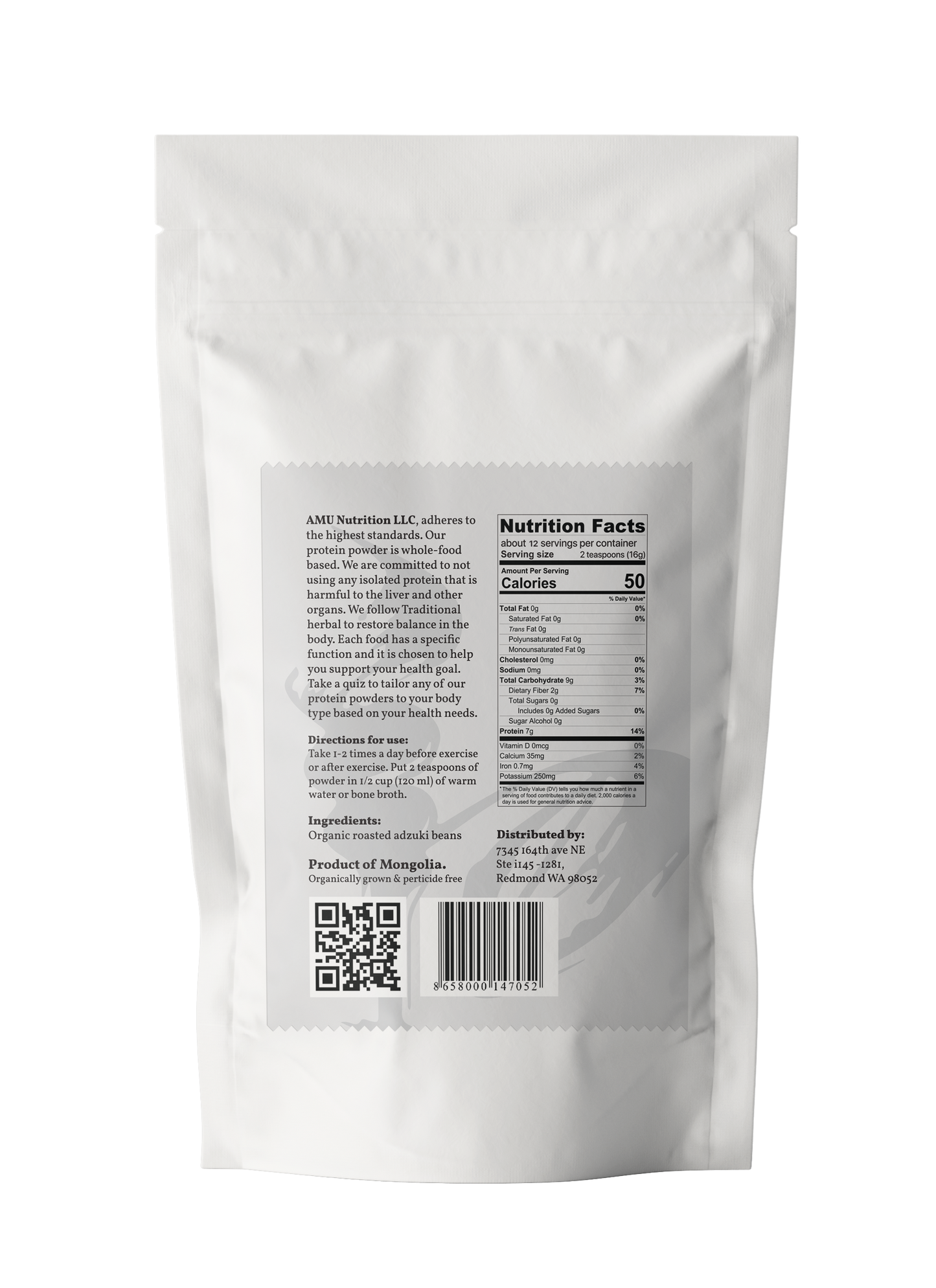 Roasted Adzuki bean powder.