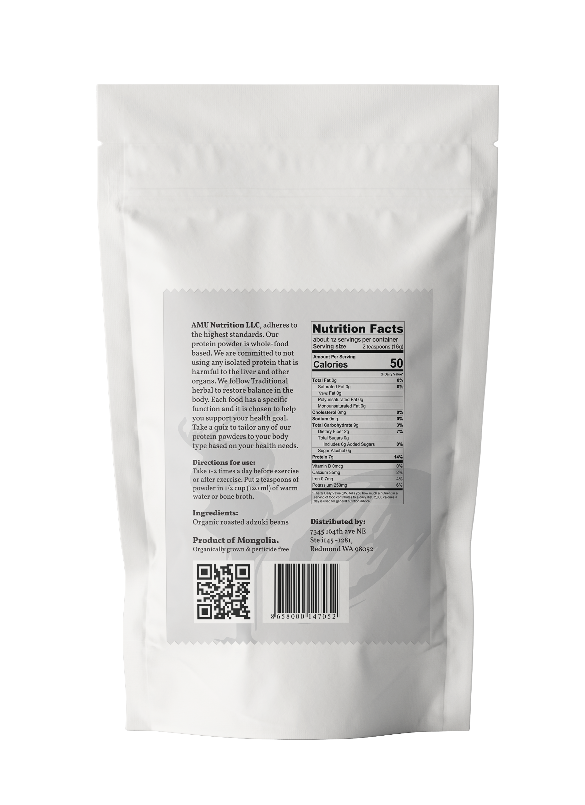 Roasted Adzuki bean powder.