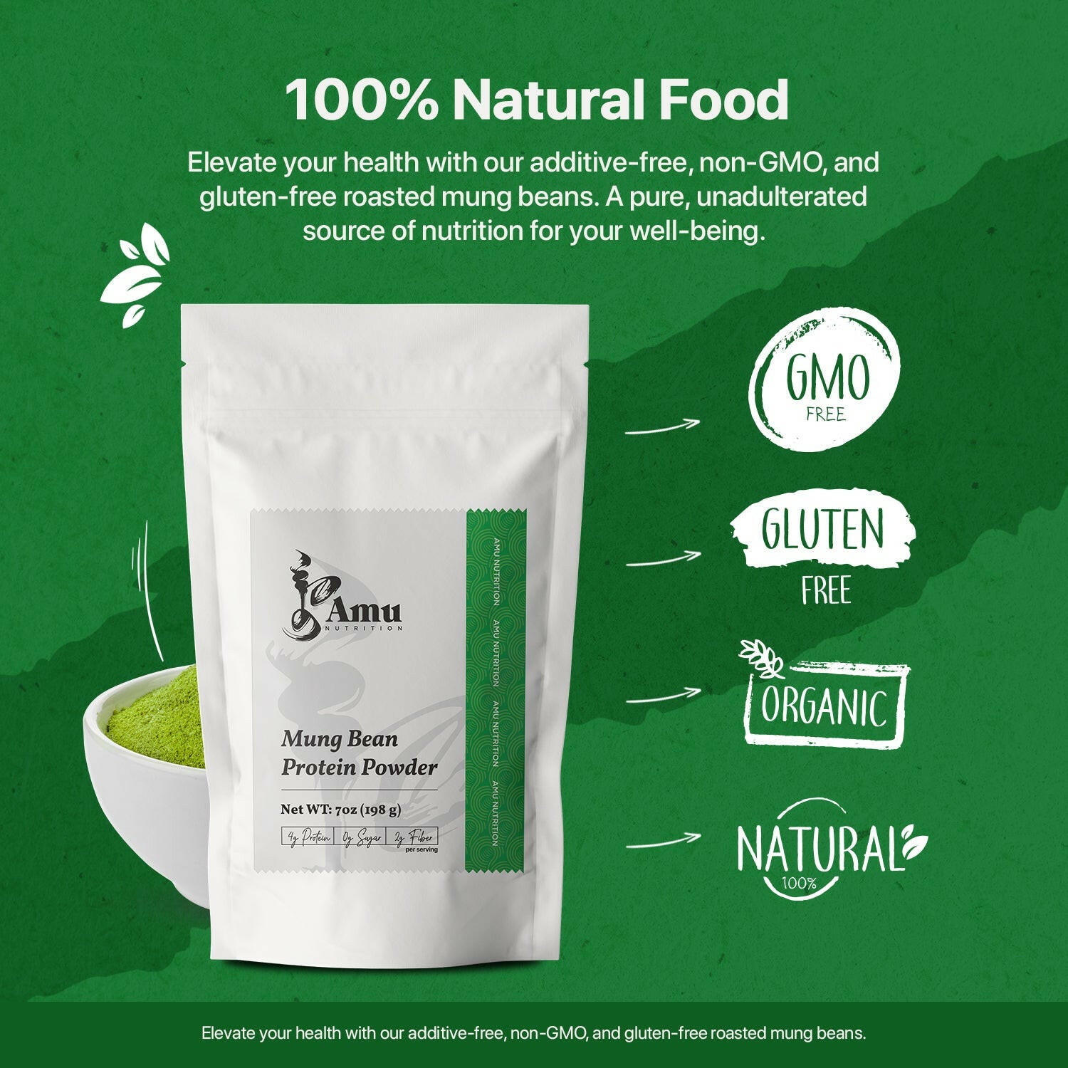 Roasted Mung Bean Powder.