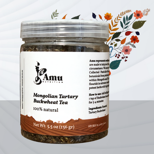 Himalayan Tartary Buckwheat Tea (Bulk) – Nutty, Earthy Flavor for Digestion, Blood Sugar, Skin, and Heart Health with High Rutin & Quercetin /156 gr- 35 serving size