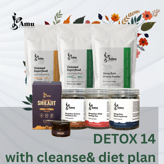 🌿 DETOX 14: Your Full-Body Reset (Include online guidance)