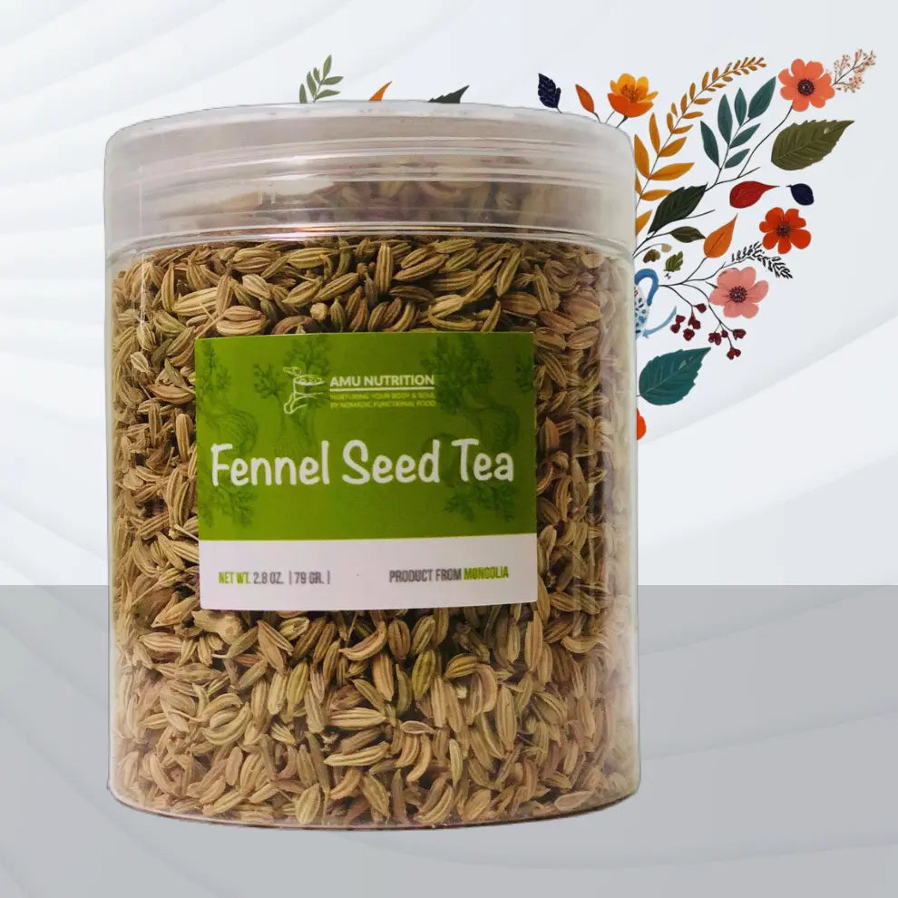 Fennel Seed Tea/ Bulk- 79gr- 26 serving size Amu – Unique combination of Ancient wisdom & Modern Nutrition
