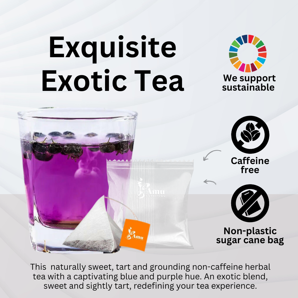 Mongolian Black Goji Berry Tea – Desert-grown antioxidant powerhouse - 15 sugarcane teabags