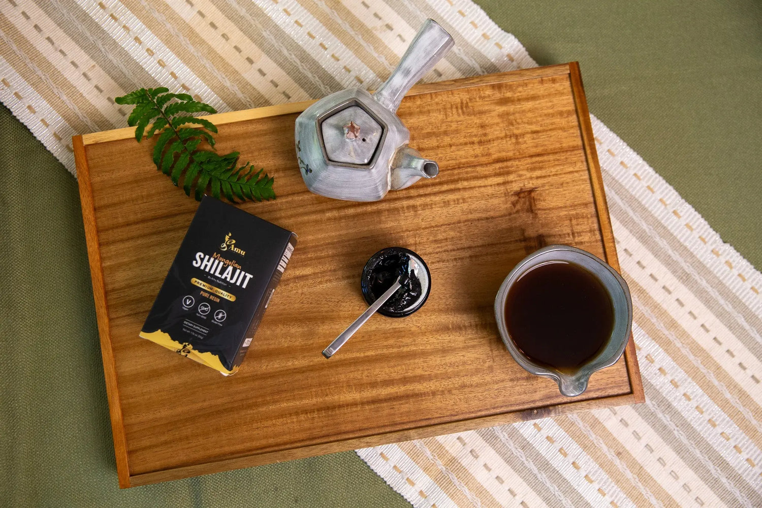Health Program & Bundles Mongolian Herbal Tea & Shilajit | Amu Nutrition