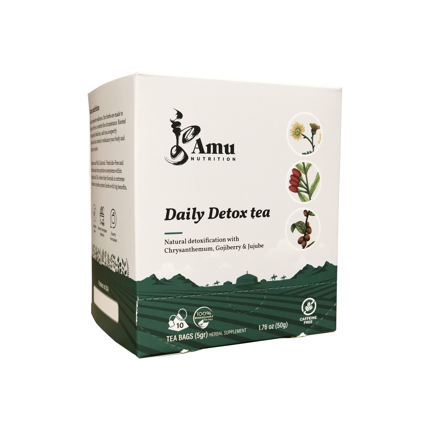 Detox tea with 10 sugarcane tbgs