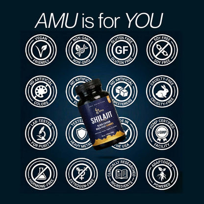 Shilajit with Mace root, Black Cohosh Gummies for Pre-Menopause, Menopause, Post-Menopause Women– 60 ct