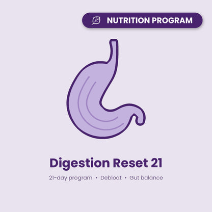 21-Day Digestion Reset Program | Food-Based Digestive Support - Amu Nutrition