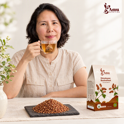 Himalayan Tartary Buckwheat Tea - 15 Sugarcane Tea Bags