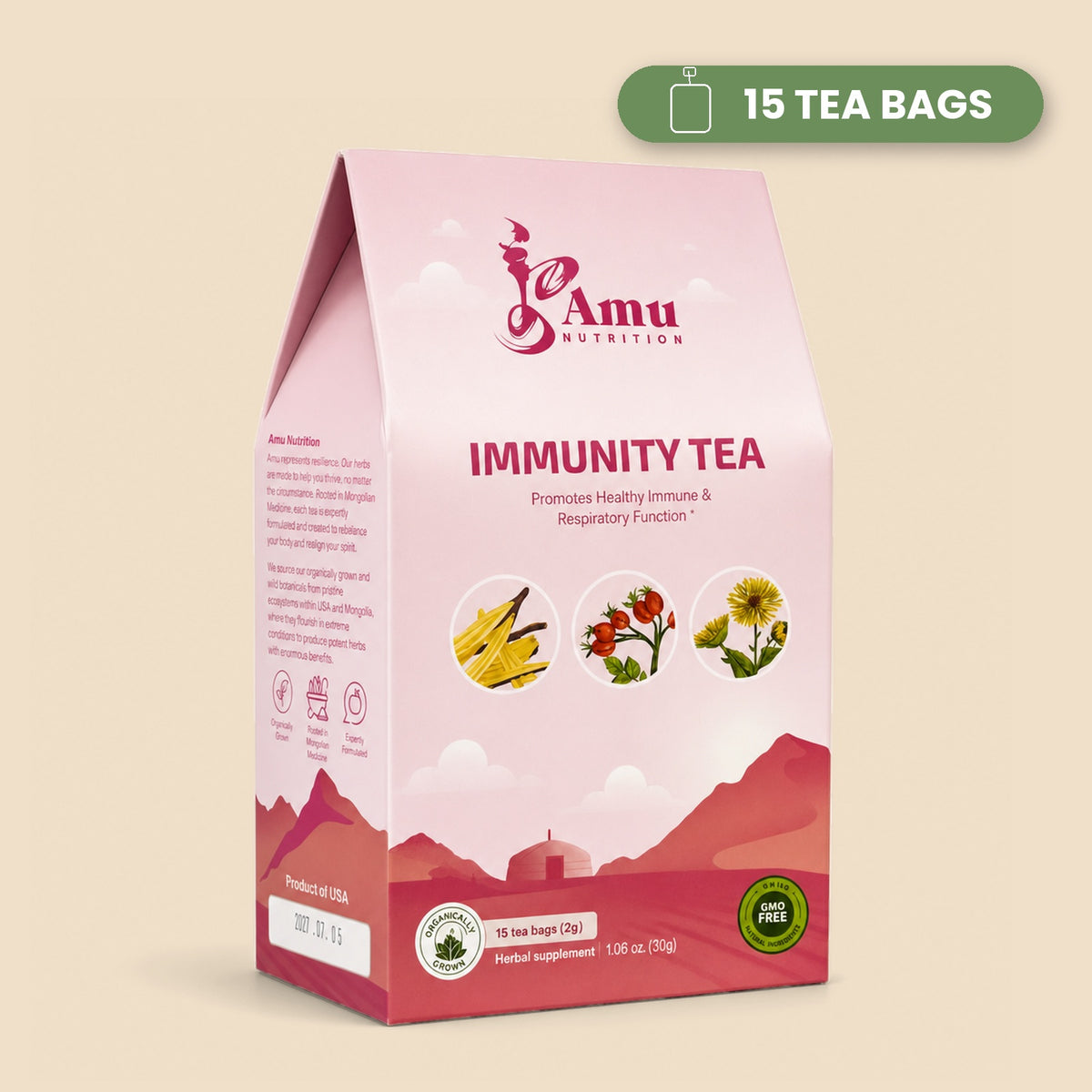 Immunity Tea - 15 Sugarcane Tea Bags