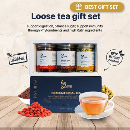 Mongolian Herbal Tea Gift Set - 3 Bulk Teas
