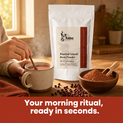 Roasted Adzuki Bean Powder 198g - Asian Superfood for Beauty & Wellness