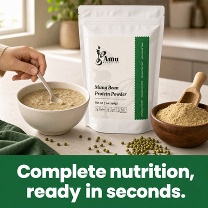 Roasted Mung Bean Powder – 198 g Gluten-Free Plant-Based Superfood