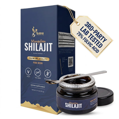 Pure Mongolian Shilajit Resin - Lab-Tested Altai Fulvic Acid